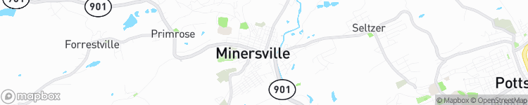 Minersville - map