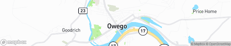 Owego - map