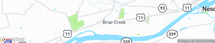Briar Creek - map