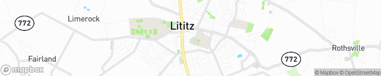 Lititz - map