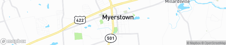 Myerstown - map