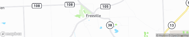 Freeville - map