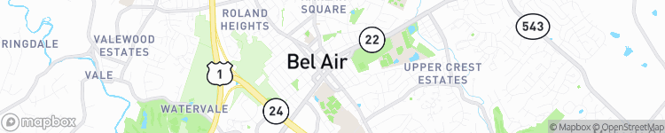 Bel Air - map