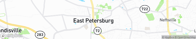 East Petersburg - map