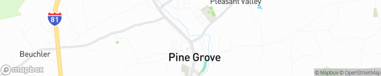 Pine Grove - map