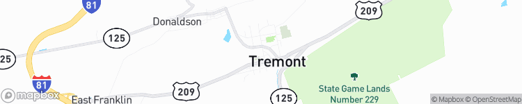 Tremont - map