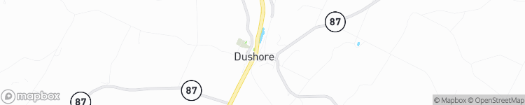 Dushore - map
