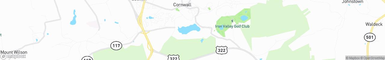 Cornwall - map