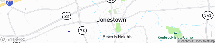 Jonestown - map