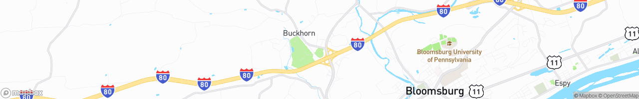 TA Bloomsburg - map