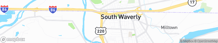 South Waverly - map
