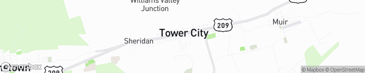 Tower City - map