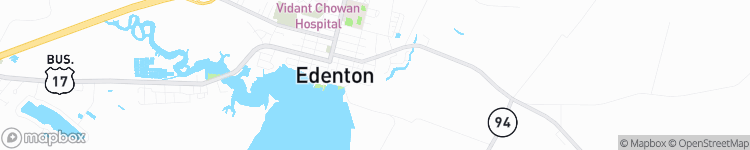 Edenton - map