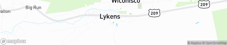 Lykens - map