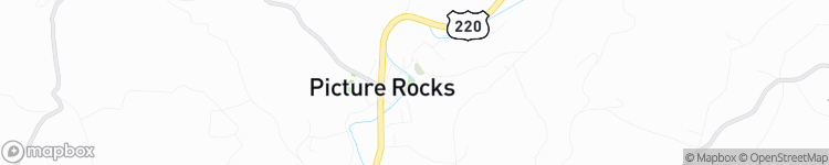Picture Rocks - map