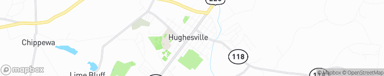 Hughesville - map