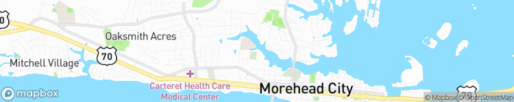 Morehead City - map