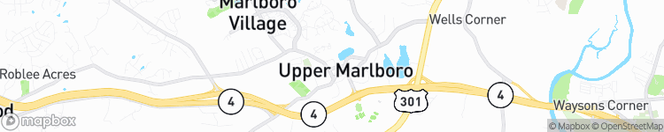 Upper Marlboro - map