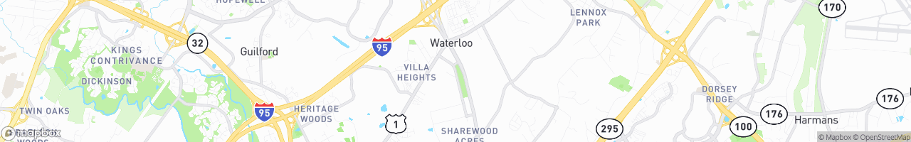 Truck Stops Of America Baltimore - map