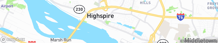 Highspire - map