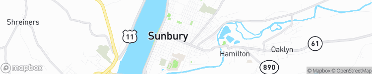 Sunbury - map