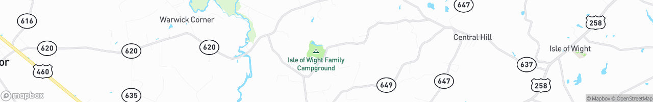 Isle of Wight Family Campground - map