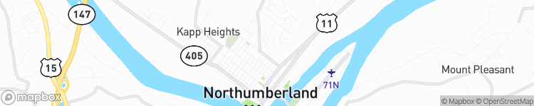 Northumberland - map