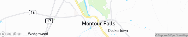Montour Falls - map