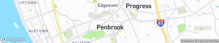 Penbrook - map