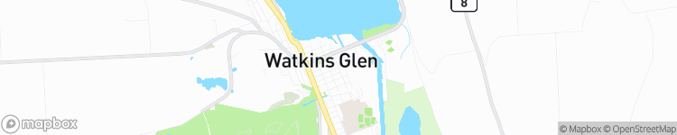 Watkins Glen - map