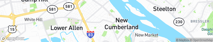 New Cumberland - map