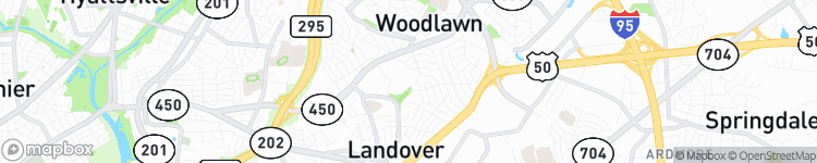 Landover Hills - map