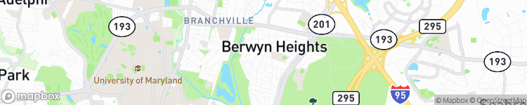 Berwyn Heights - map