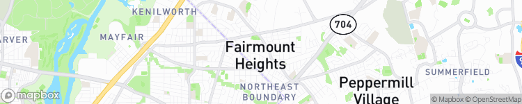 Fairmount Heights - map