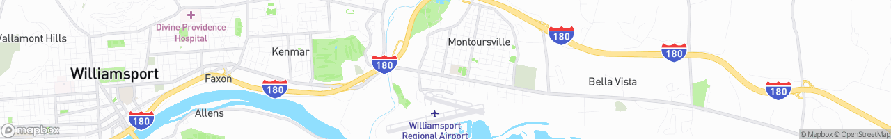 Mill Street Sunoco 7265 - map