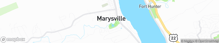 Marysville - map