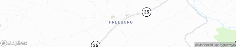 Freeburg - map