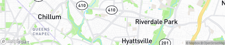 Hyattsville - map