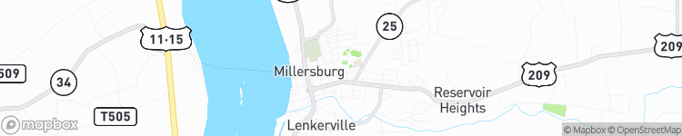 Millersburg - map