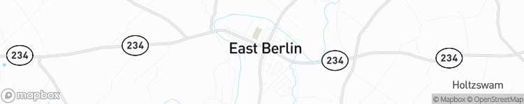 East Berlin - map