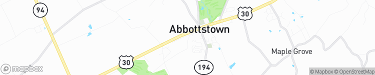 Abbottstown - map