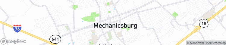 Mechanicsburg - map