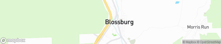 Blossburg - map