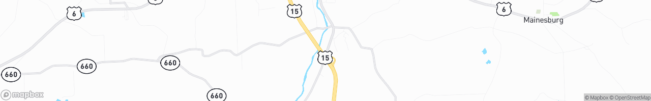 Route 15 Exxon - map