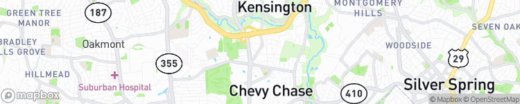 North Chevy Chase - map