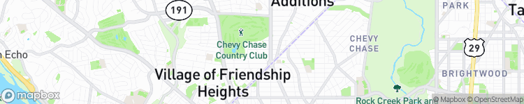 Chevy Chase Village - map