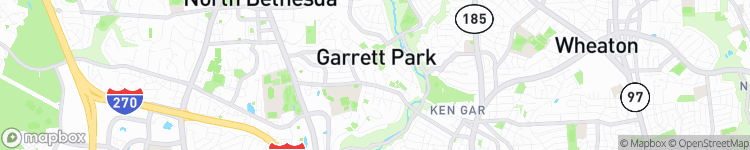 Garrett Park - map