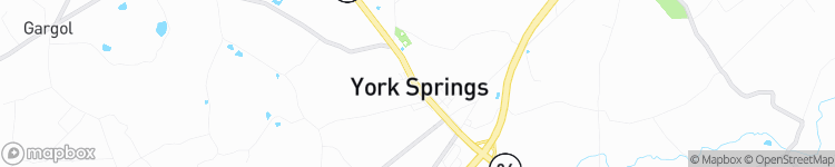 York Springs - map