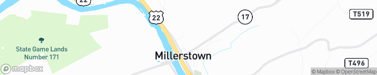 Millerstown - map