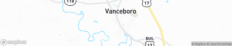 Vanceboro - map